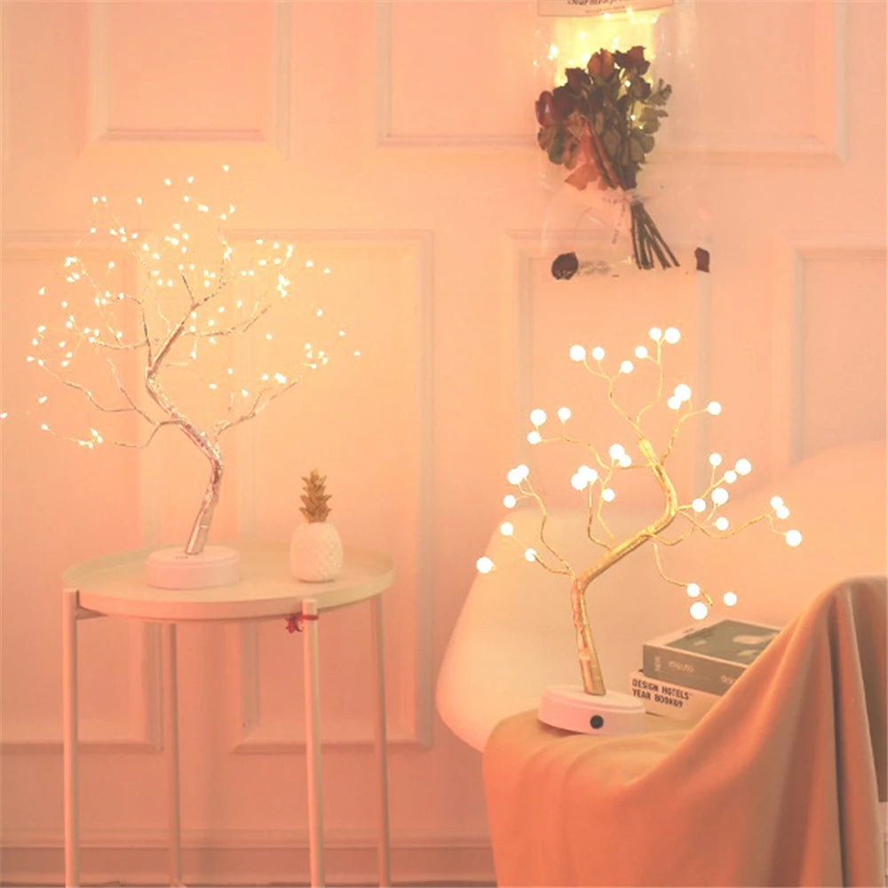 Cozy tree lamp