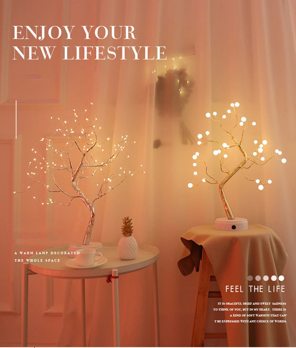Cozy tree lamp